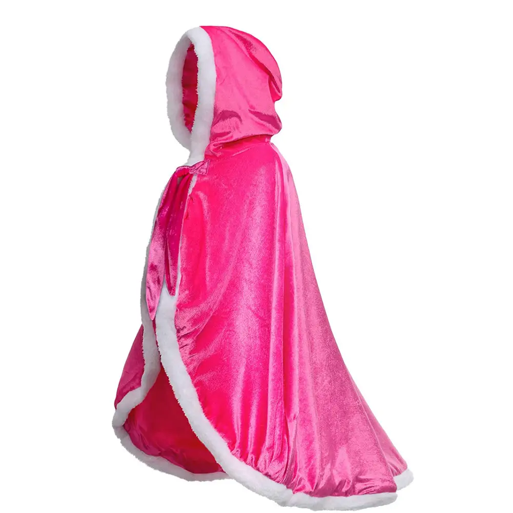 Red Frozen Aisha Princess Cape Shawl for Girls - Image 3