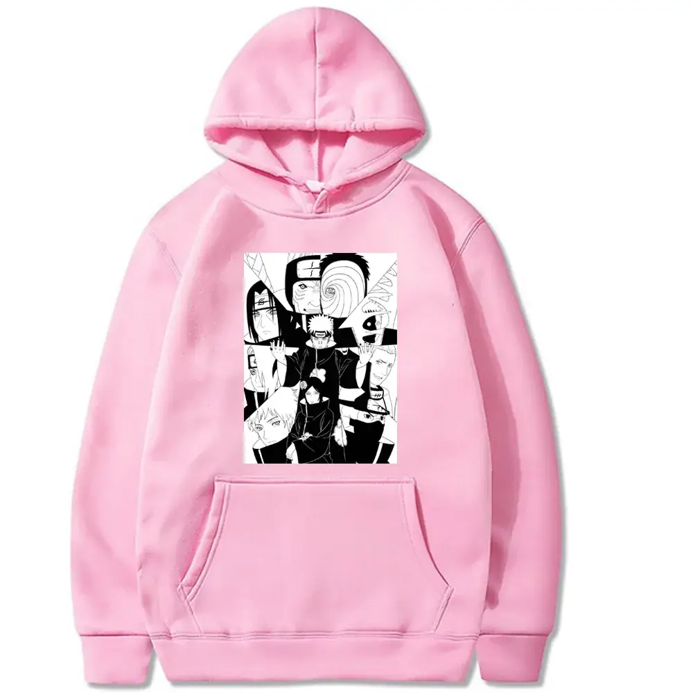 Pink Cross-Branded Hoodie for Men Women Loose Fit - Image 6