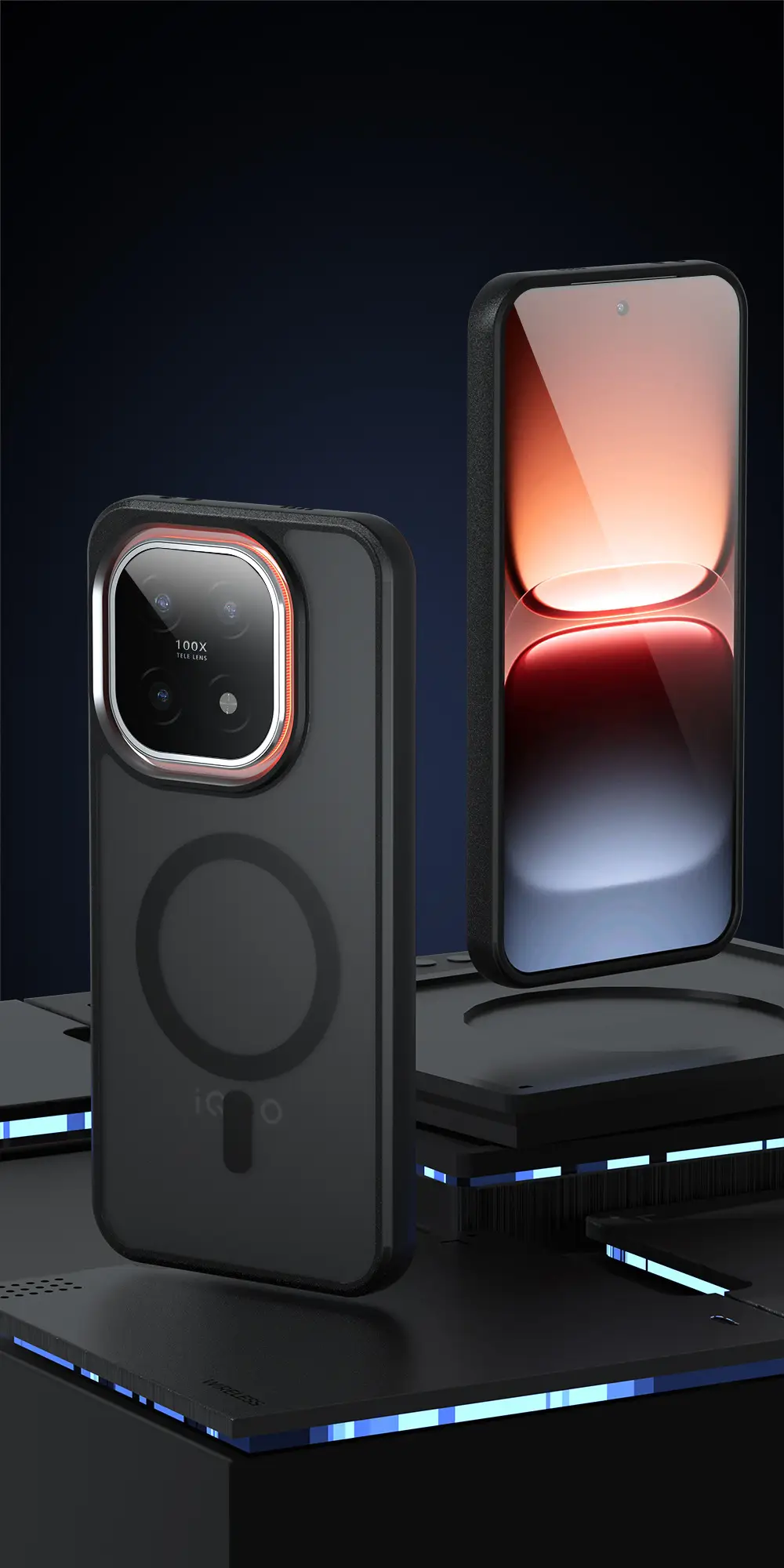 Magnetic Phone Case Matte Black Anti-Fall Protective — feature 10