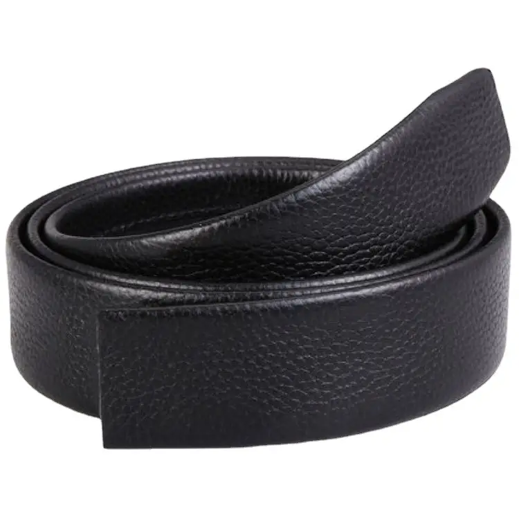 Men Genuine Leather Belt Litchi Pattern Pin Buckle - Image 6