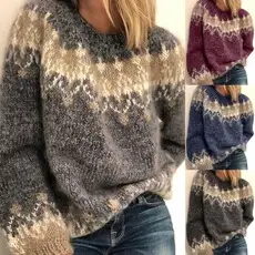 Women's V-Neck Long Sleeve Sweater Coat White — feature 16