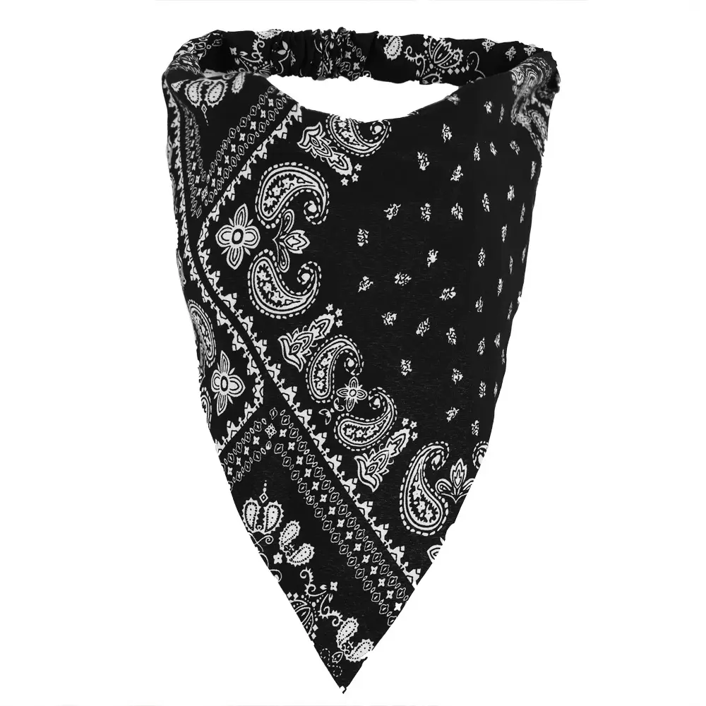 Red French Pattern Cashew Headband for Men Women - Image 2