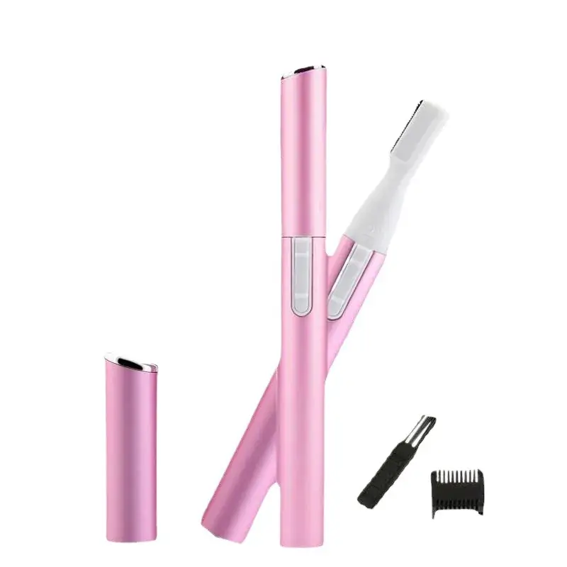 Pink Electric Eyebrow Trimmer for Women - Image 7