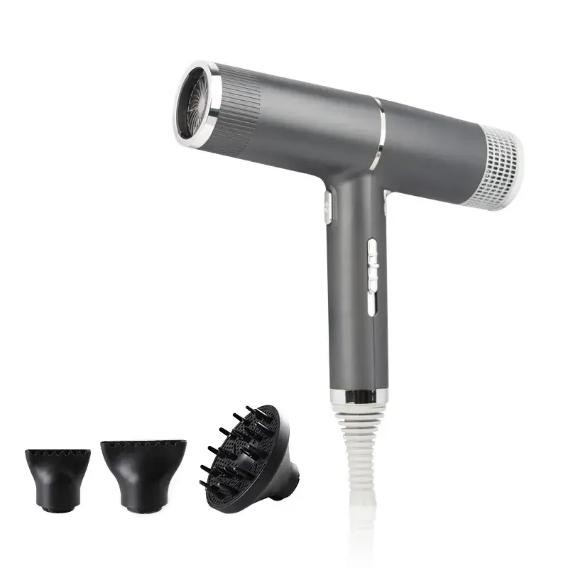 Electric Mini Hair Dryer with 4 Attachments