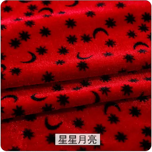 DIY Handmade Gold Velvet Simple Thickened Wear-Resistant Fabric Cotton Shoes Cotton Slippers Overalls Shoes Fabric