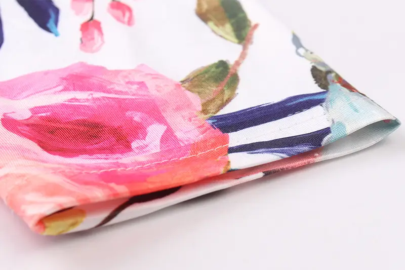 Women Printed One-shoulder Hip Skirt Dress Floral Spring Summer 2021 — feature 14