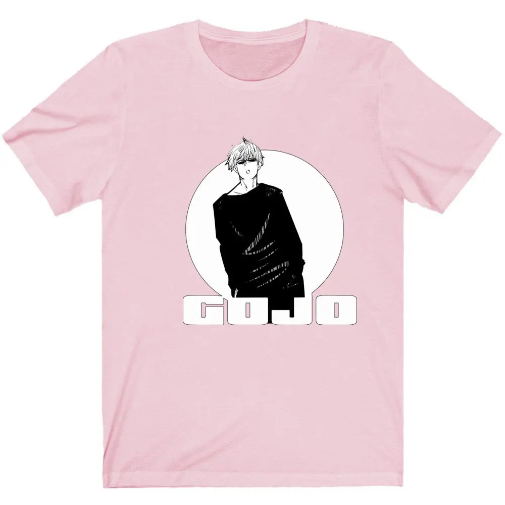 Men Gojo Spell Turn Prin T-Shirt Light Blue