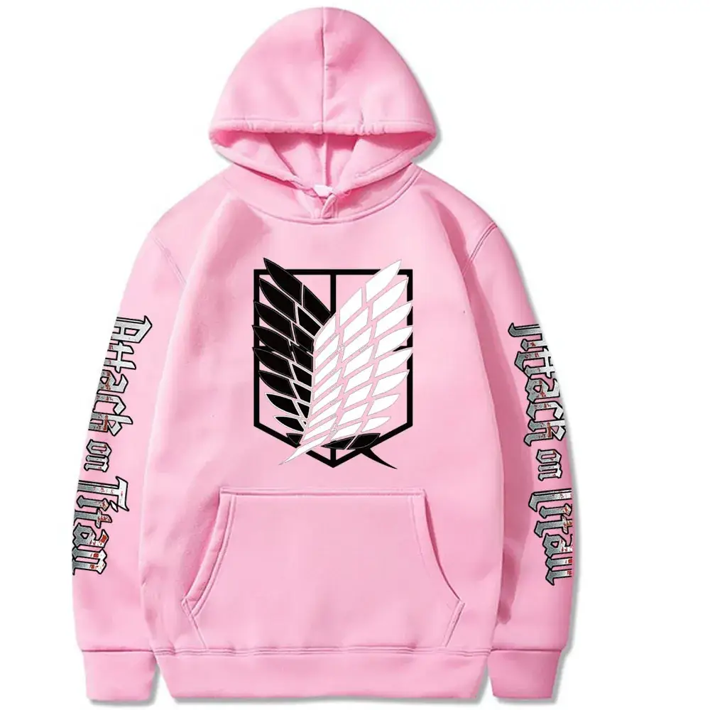 Cross-Brand Attack on Titan Hoodie Men Black - Image 6