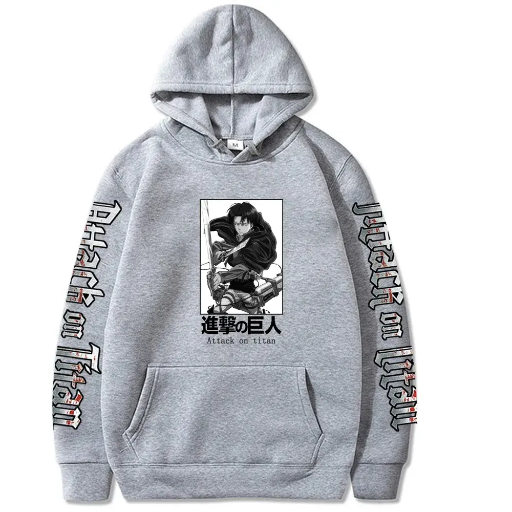 Cross-Brand Attack on Titan Hoodie Men Black - Image 10