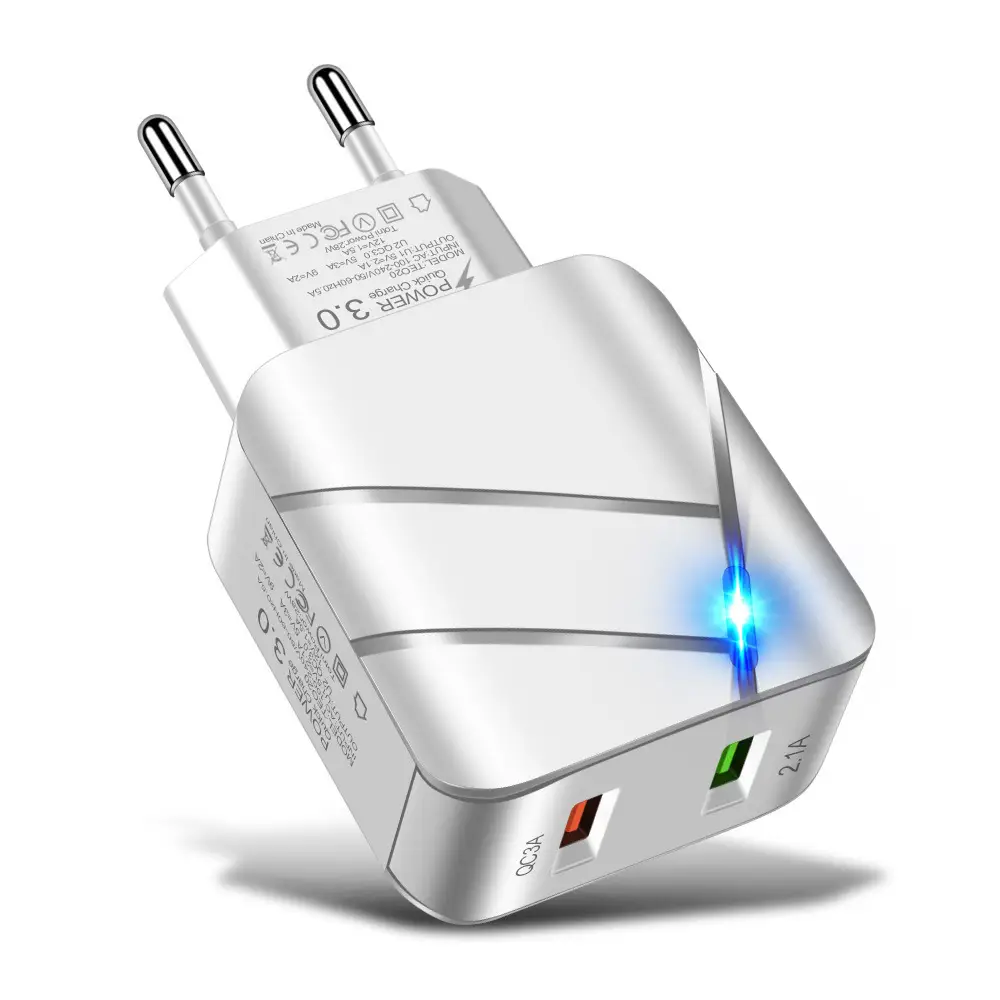 Luminous QC3.0 USB Charger Fast Charge Double Port - Image 4