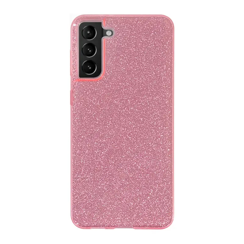 Red TPU Glitter Phone Case for Samsung S22 S23 Plus