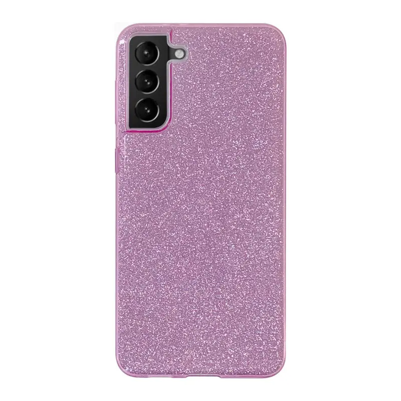Red TPU Glitter Phone Case for Samsung S22 S23 Plus