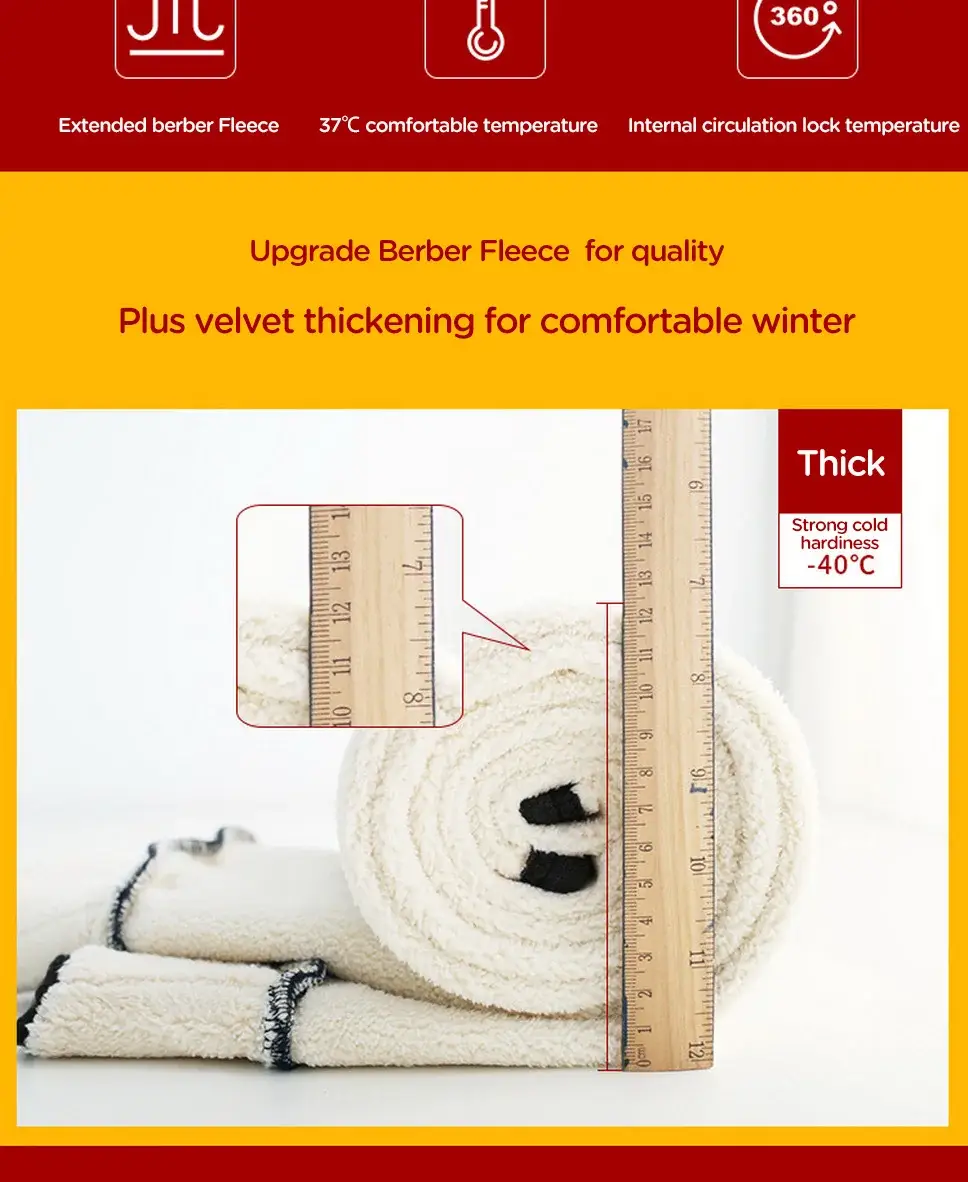 New Women's Fleece Leggings High Waist Warm Winter Pants — feature 34