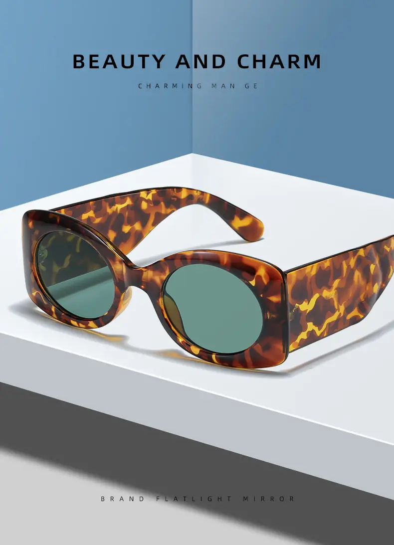 2021 Color Sunglasses for Women Wide Fit Cross Border — feature 1