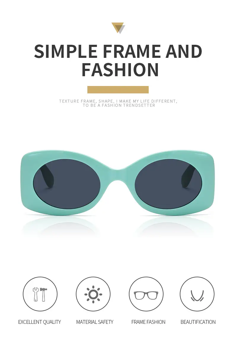 2021 Color Sunglasses for Women Wide Fit Cross Border — feature 2