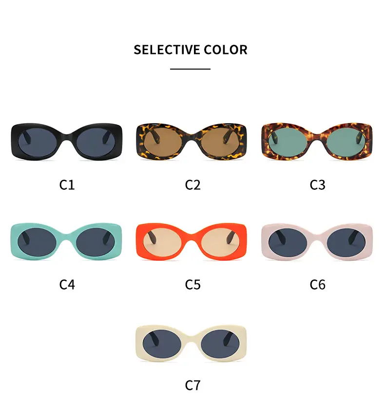 2021 Color Sunglasses for Women Wide Fit Cross Border — feature 5
