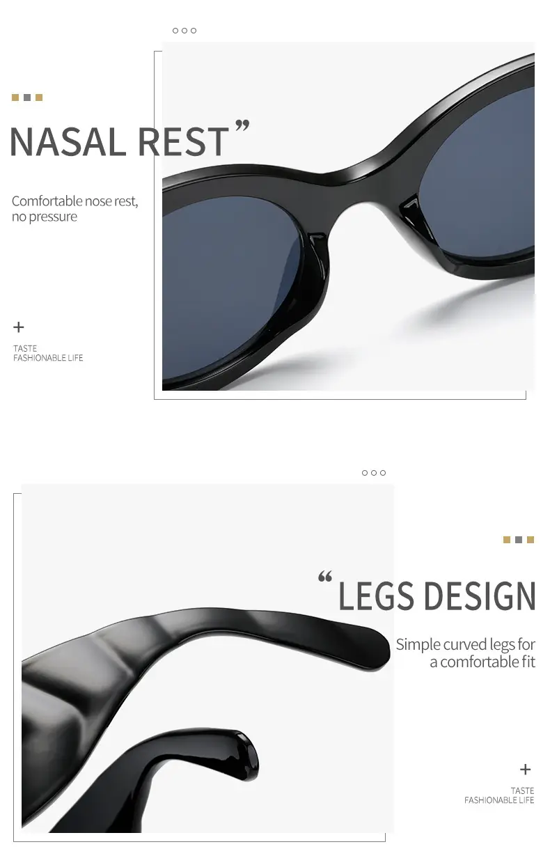 2021 Color Sunglasses for Women Wide Fit Cross Border — feature 8