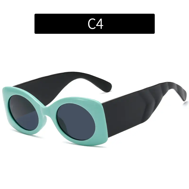 2021 Color Sunglasses for Women Wide Fit Cross Border