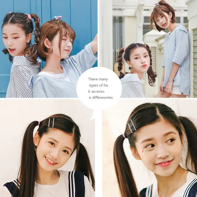 Classic Fashion Korean Hair Clips Candy Color Side Clips - Image 25
