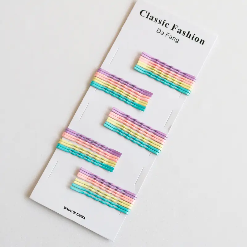 Classic Fashion Korean Hair Clips Candy Color Side Clips - Image 11
