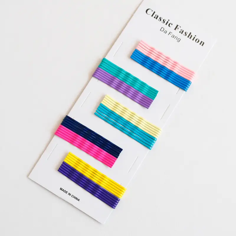 Classic Fashion Korean Hair Clips Candy Color Side Clips - Image 13