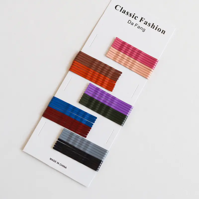 Classic Fashion Korean Hair Clips Candy Color Side Clips - Image 15
