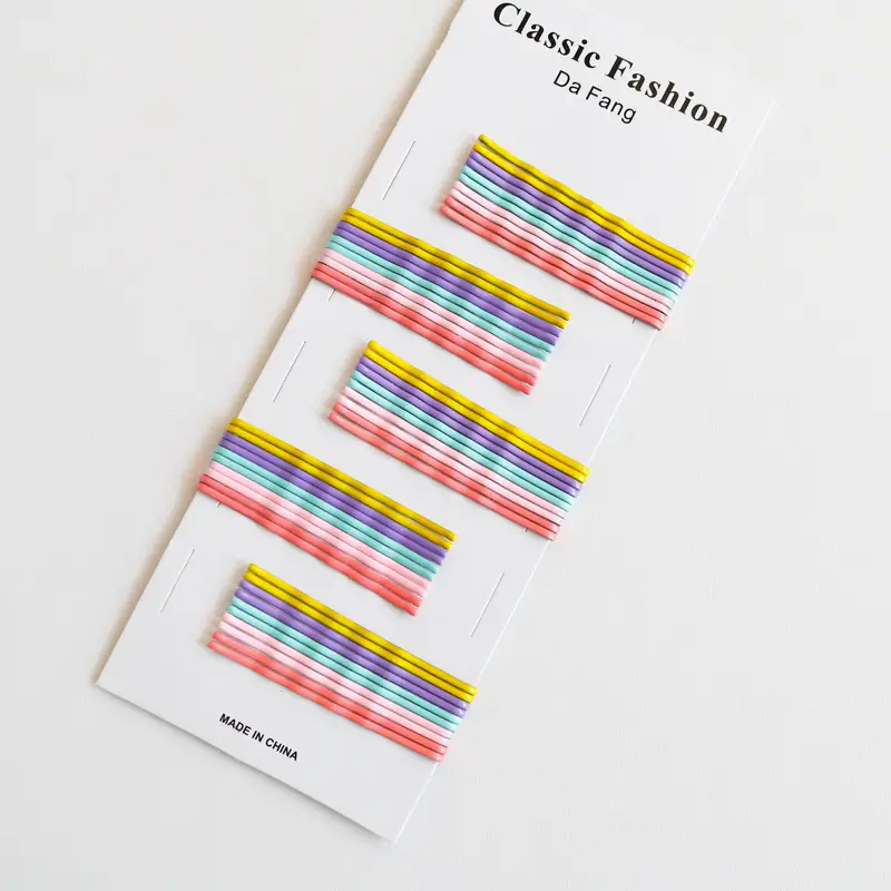 Classic Fashion Korean Hair Clips Candy Color Side Clips - Image 17