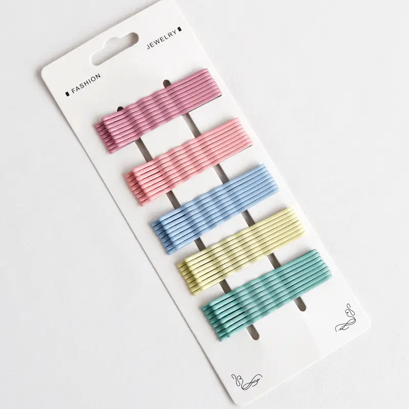 Classic Fashion Korean Hair Clips Candy Color Side Clips - Image 18