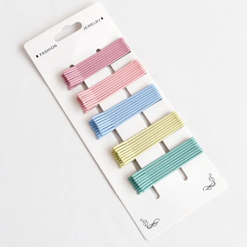 Classic Fashion Korean Hair Clips Candy Color Side Clips - Image 19