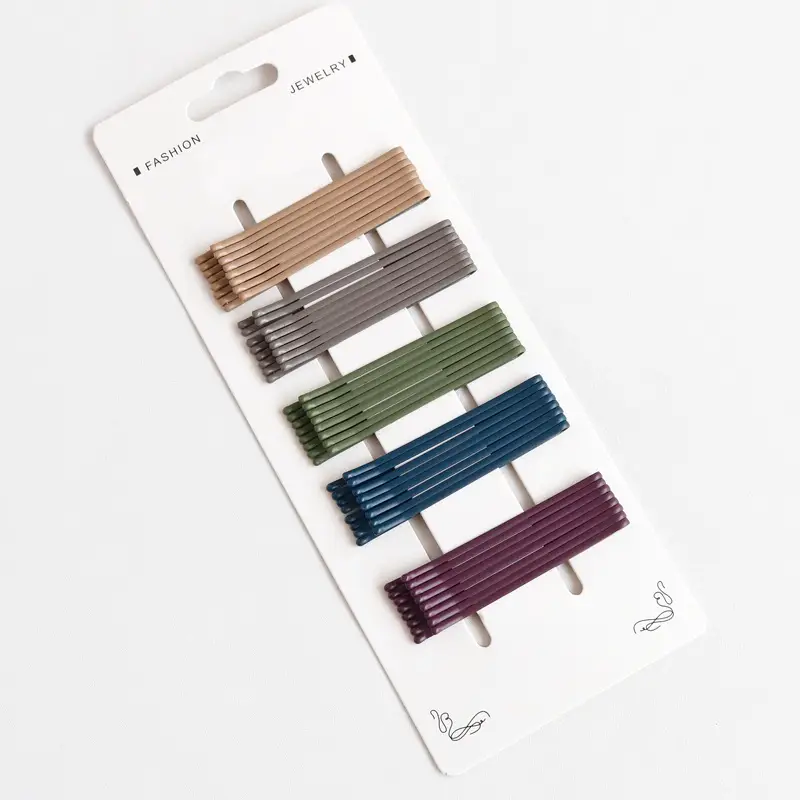Classic Fashion Korean Hair Clips Candy Color Side Clips - Image 21
