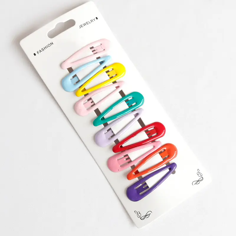 Classic Fashion Korean Hair Clips Candy Color Side Clips - Image 22