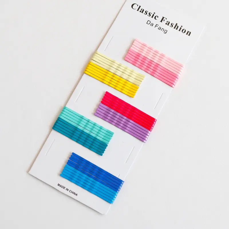Classic Fashion Korean Hair Clips Candy Color Side Clips - Image 3