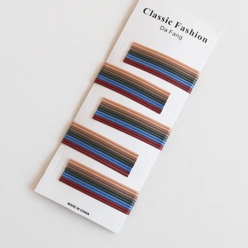 Classic Fashion Korean Hair Clips Candy Color Side Clips - Image 6