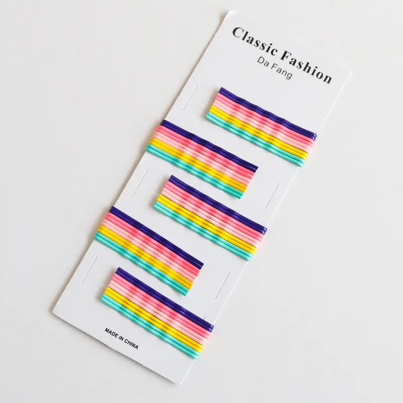 Classic Fashion Korean Hair Clips Candy Color Side Clips - Image 8