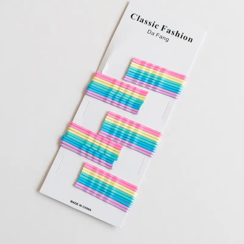 Classic Fashion Korean Hair Clips Candy Color Side Clips - Image 9