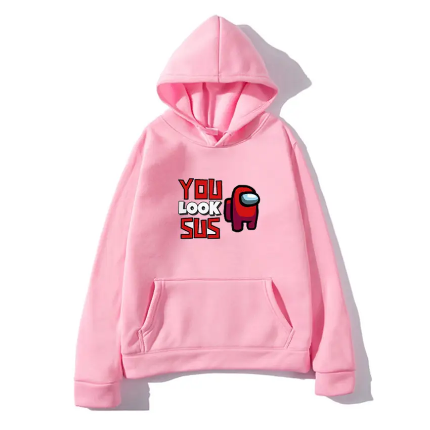 Among Us Printed Hoodie for Men White - Image 11