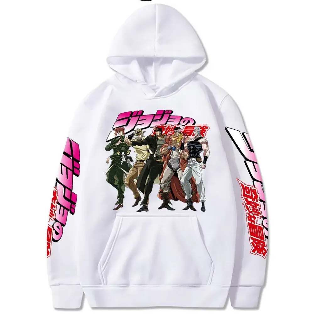 White Cross-Brand Printed Hoodie for Men Women - Image 13