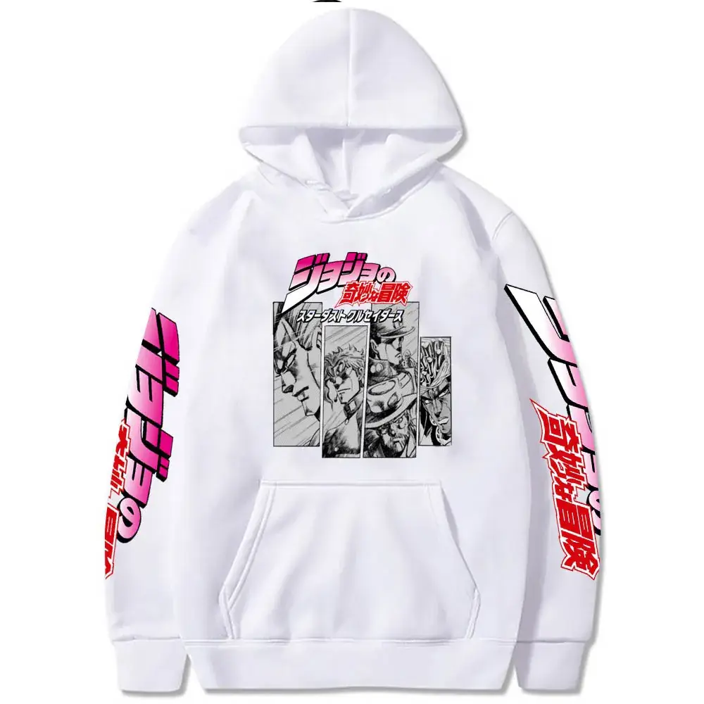 White Cross-Brand Printed Hoodie for Men Women - Image 7