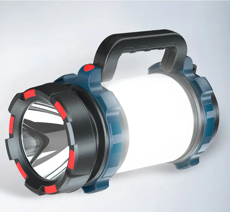 Rechargeable Outdoor Camping Flashlight with Copper Grip — feature 15