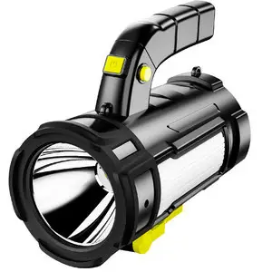 Rechargeable Outdoor Camping Flashlight with Copper Grip