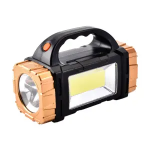 Rechargeable Outdoor Camping Flashlight with Copper Grip