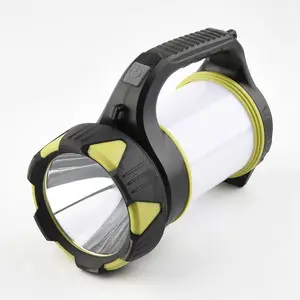 Rechargeable Outdoor Camping Flashlight with Copper Grip