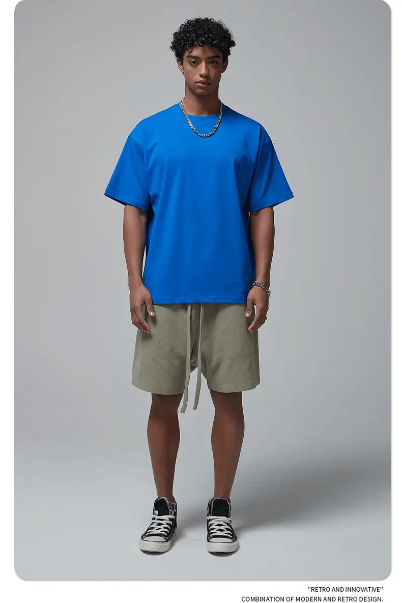 Artie Men's Double Yarn Off-Shoulder T-Shirt 230g Cotton — feature 43