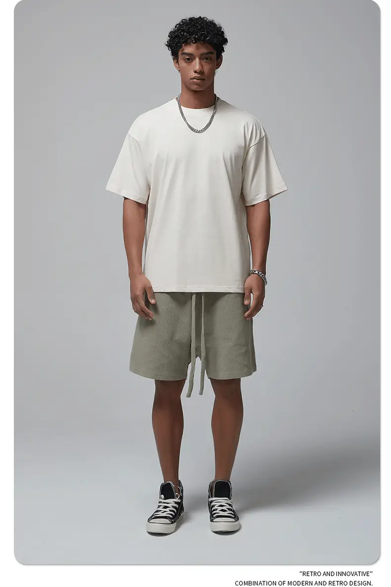 Artie Men's Double Yarn Off-Shoulder T-Shirt 230g Cotton — feature 54