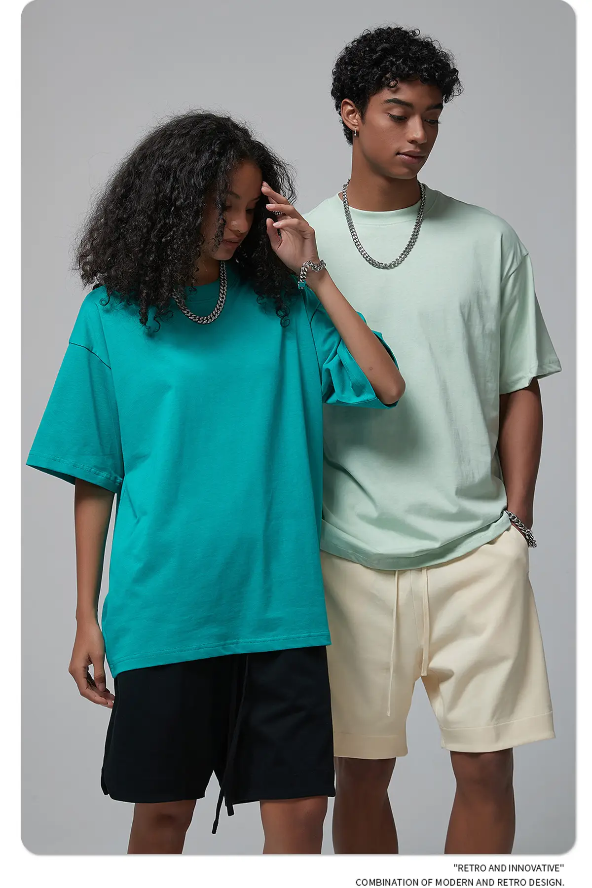Artie Men's Double Yarn Off-Shoulder T-Shirt 230g Cotton — feature 63