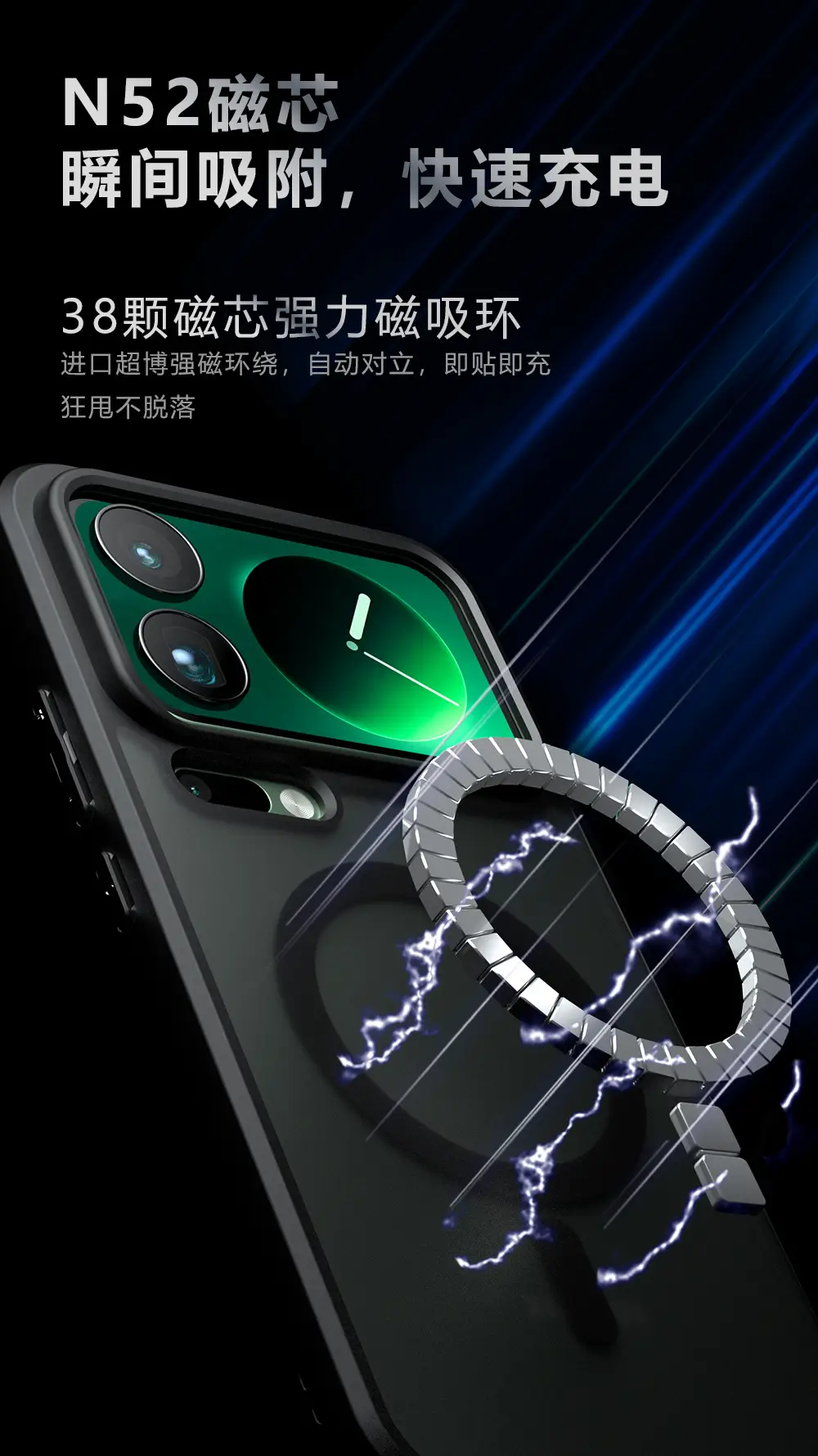 Xiaomi 17 Pro Max Matte Anti-Fall Phone Case — feature 2