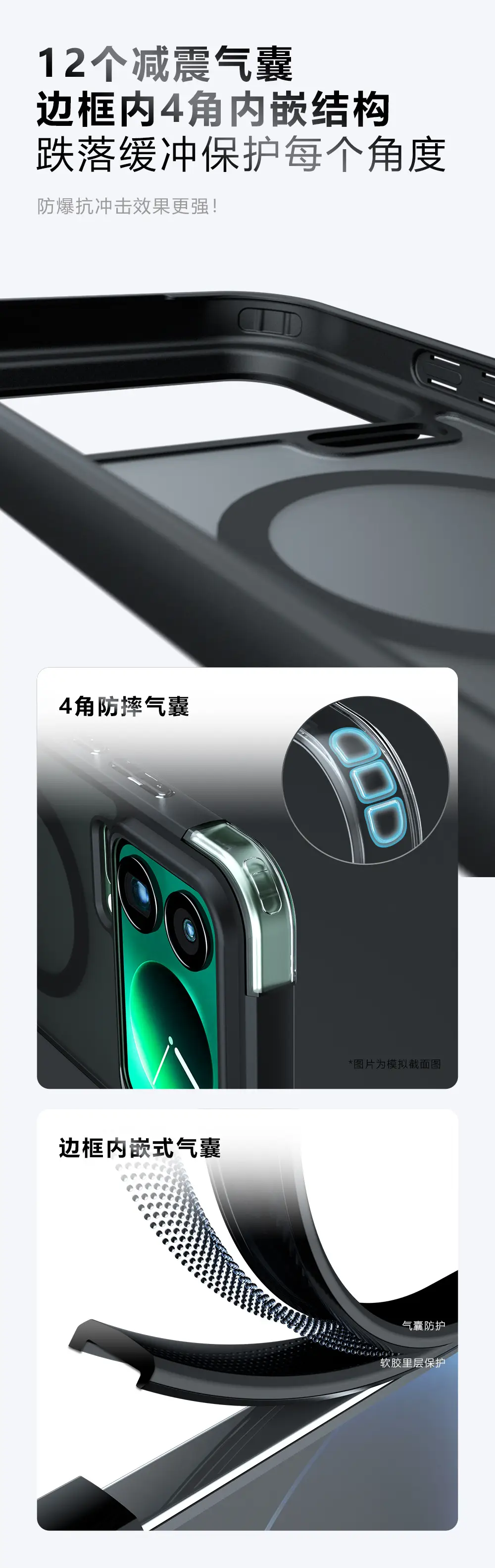 Xiaomi 17 Pro Max Matte Anti-Fall Phone Case — feature 4