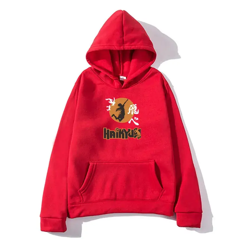 Men Orange Hoodie with Lion Print - Image 4