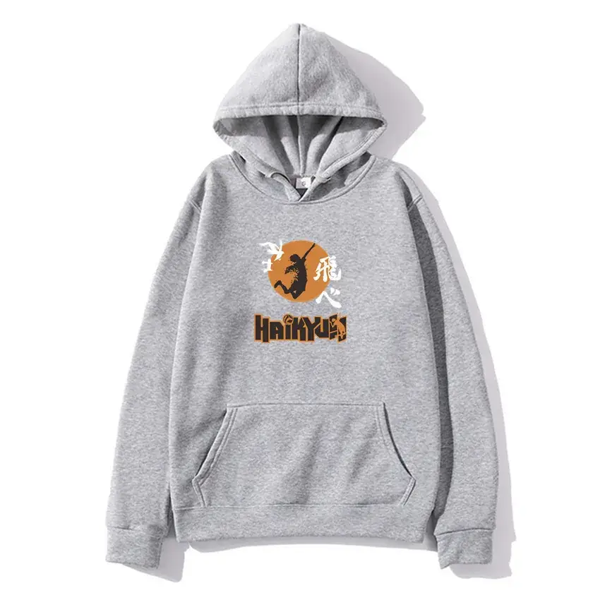Men Orange Hoodie with Lion Print - Image 6