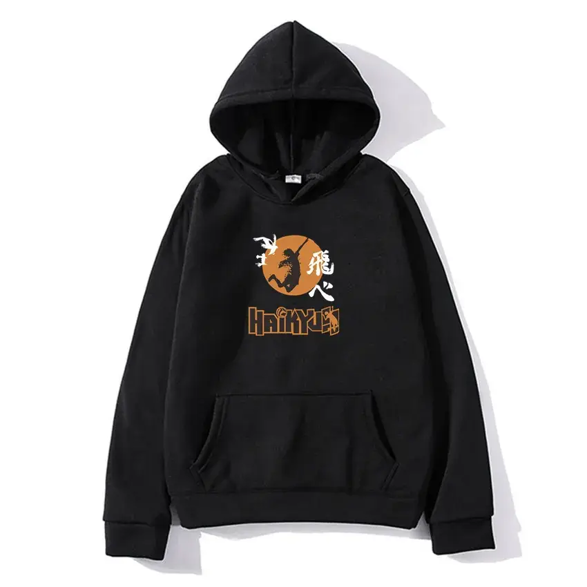 Men Orange Hoodie with Lion Print - Image 8